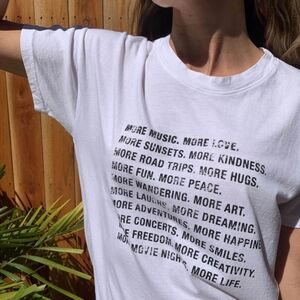 good hYOUman White Inspirational Tee
